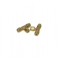 Agilent 铜接头,三通，1/8 英寸，黄铜，2/包, Tee, 1/8inch Brass Union 2/PK
