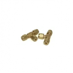 Agilent 铜接头,三通，1/8 英寸，黄铜，2/包, Tee, 1/8inch Brass Union 2/PK