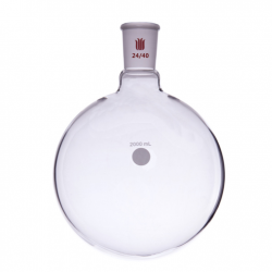 单颈圆底球瓶,厚壁高强度,磨口:24/40,2000ml