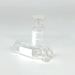 钳口 2mL 透明钳口样品瓶/带刻度书写标签，11.6* 32mm，100个/盒
