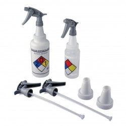 Bel-Art 聚丙烯触发式喷雾器，带53mm宽适配器（2个装）