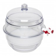 Bel-Art“SPACE SAVER”聚碳酸酯真空干燥器，透明聚碳酸酯底部；0.20 立方英尺