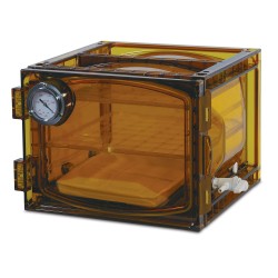 Bel-Art Lab Companion 琥珀色聚碳酸酯柜式真空干燥器； 23 升