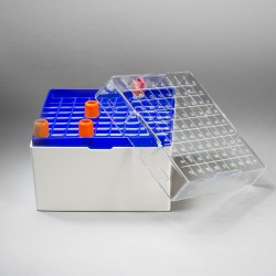 Bel-Art ProCulture Cryogenic Vial Storage Box; 81 Places, For 5.0ml Tubes (Pack of 4)