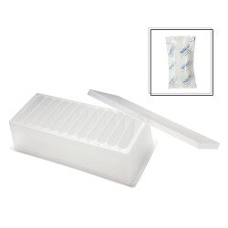 Bel-Art 聚丙烯 12 通道试剂槽； 5 x 2¼ x 1¼ 英寸（8 个一包）