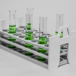 Bel-Art Stack Rack Test Tube Rack;25-30mm管,24个位置,聚丙烯