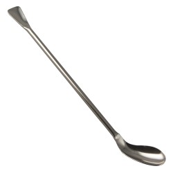 Bel-Art 椭圆勺和抹刀取样器； 18cm 长，10ml，不锈钢