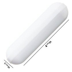 Bel Art Spinbar®巨型多边形聚四氟乙烯磁力搅拌棒；108 x 27毫米，白色，不带枢轴环