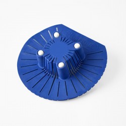 Bel-Art Spinbar Magnetic Stirring Bar Sink Strainer; Blue 