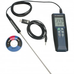 Bel-Art H-B DURAC 高温精密 RTD 电子温度计/数据记录器；-100 至 400C（-148 至 752F），单独校准报告