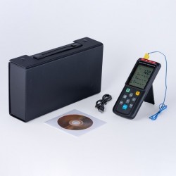 Bel-Art H-B DURAC 校准热电偶温度计； -200/1370°C (-328/2498°F)，4 探头 (K/J/E/T)