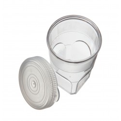 25 mL Sample Dilution Vials with Attached Caps, in Sectioned Box
