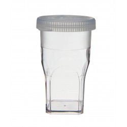 25 mL Sample Dilution Vials with Attached Caps, in Sectioned Box