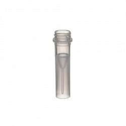 SuperClear® 0.5 mL Freestanding Screw Cap Microcentrifuge Tubes, in Resealable Bags