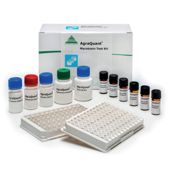 Romer AgraQuant 黄曲霉毒素B1酶联免疫检测试剂盒, 2-50 ppb, 96孔板