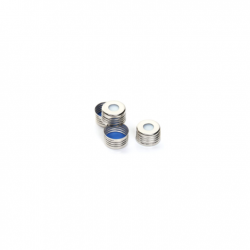 INNOTEG（英诺德）顶空瓶 预装银色磁性顶空盖; 蓝色PTFE/白色硅胶垫/18mm，φ18mm，100个/包