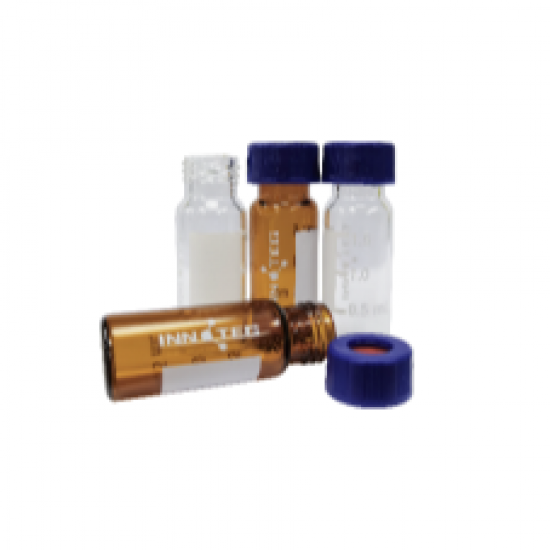INNOTEG（英诺德）2mL 螺纹棕色样品瓶/带书写标签刻度，32×11.6mm，100个/盒
