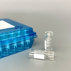 INNOTEG（英诺德）2mL 透明钳口样品瓶/带刻度书写标签，11.6* 32mm，100个/盒