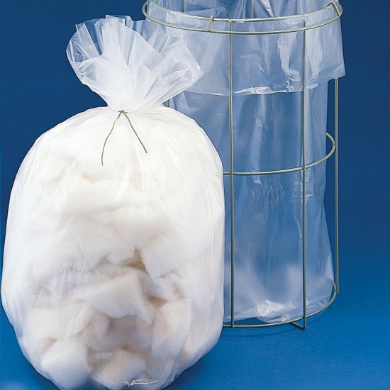 Bel-Art 高压灭菌透明袋；2.0密耳厚度，12英寸径宽x24英寸高，聚丙烯材质（100个/包）