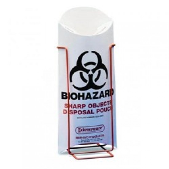 Bel-Art生物危害利器安全袋;5¹/₂x 13。200、10密耳厚纸板(包)