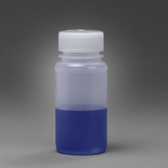 Bel-Art Precisionware广口125毫升(4盎司)Autoclavable聚丙烯瓶;聚丙烯帽,38毫米口径(12)包