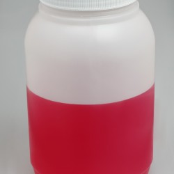 Bel-Art广口加仑聚乙烯瓶;4000毫升,聚丙烯帽,110毫米口径