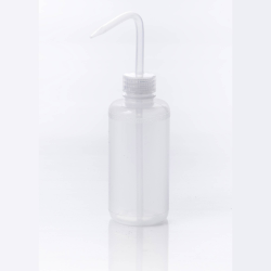 Bel-Art窄嘴250毫升(8盎司)聚乙烯洗瓶;自然聚丙烯帽,28毫米口径(12)包