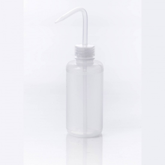 Bel-Art窄嘴250毫升(8盎司)聚乙烯洗瓶;自然聚丙烯帽,28毫米口径(12)包