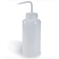 Bel-Art广口1000毫升(32盎司)聚乙烯洗瓶;自然聚丙烯帽,53毫米口径(3包)