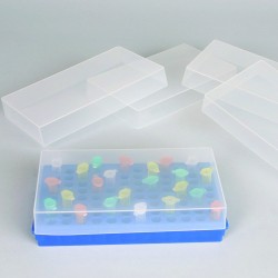 Bel-Art Microcentrifuge Tube Rack Cover, Translucent (Pack of 5)