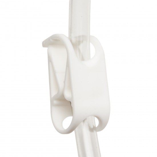 Bel-Art Maxi塑料管夹；用于¾英寸外径以下的管子（6件装）