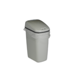 Bel-Art Touch Free 7.3 Gallon Automatic Waste Can with Gray Lid