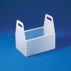 Bel-Art Rectangular Dipping Basket; Polypropylene, 12 x 8 x 12 in.