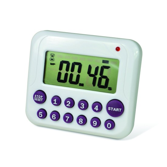 Bel-Art, H-B DURAC单通道电子计时器10-Button直接输入和校准证书