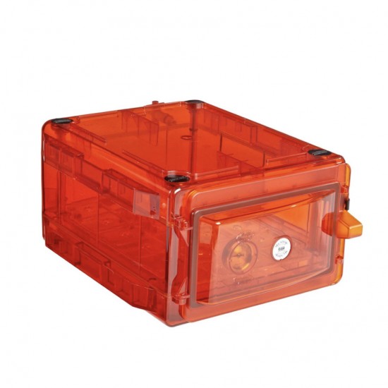 Bel-Art Secador® Amber 1.0 卧式干燥器柜； 0.7 立方。 英尺
