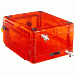 Bel-Art Secador® Amber 1.0 气体吹扫干燥器柜； 0.7 立方。 英尺