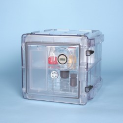 Bel-Art Secador® Clear 2.0 气体吹扫干燥器柜； 1.2 立方。 英尺