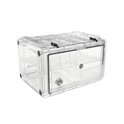 Bel-Art Secador 4.0 透明水平型材干燥器柜； 1.9 立方。 英尺