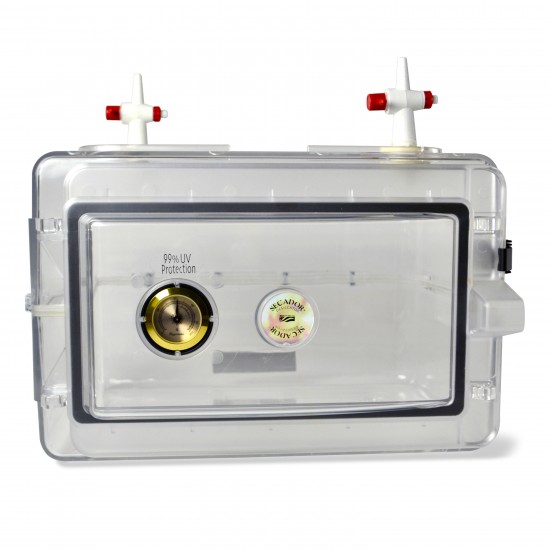 Bel-Art Secador® 聚苯乙烯迷你气体吹扫干燥器柜； 0.31 立方。 英尺