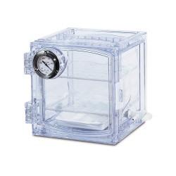 Lab Companion 透明聚碳酸酯柜式真空干燥器； 11 升
