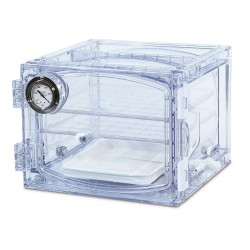 Lab Companion 透明聚碳酸酯柜式真空干燥器； 23 升