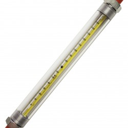 Bel-Art Riteflow Borosilicate Glass Guarded Flowmeter; 150mm Scale, Size 1