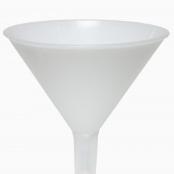 Bel-Art Polypropylene 594ml Powder Funnel with 24/40 Tapered Stem