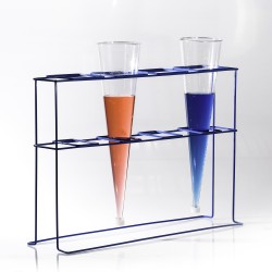 Bel-Art Poxygrid Imhoff Cone Rack; 4 Places, 22³⁄₄ x 6³⁄₄ x 16 in.