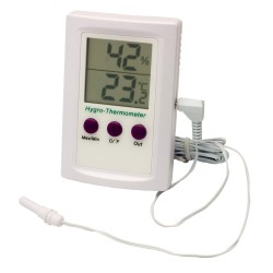 Bel-Art, H-B DURAC Dual Zone Electronic Thermometer-Hygrometer; 0/50C (32/122F) and -50/70C (-58/158F) Ranges