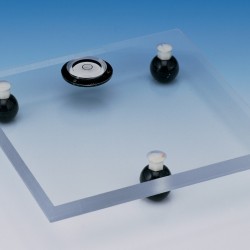 Bel-Art Acrylic Leveling Table; 8 x 8 x ⅜ in.