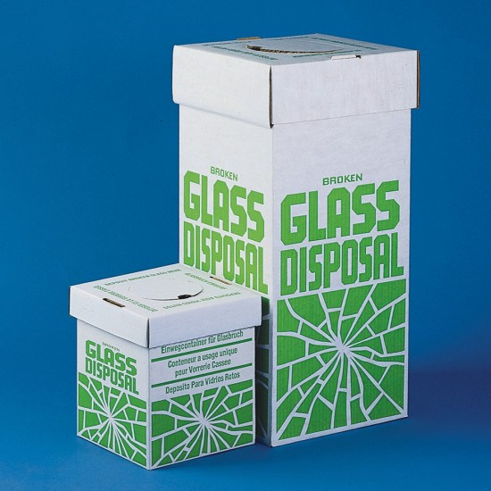 Bel-Art 玻璃处理纸板箱；8 x 8 x 10英寸，台式（一包6件）