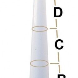 Bel-Art Poly-Cone 聚丙烯万向接头适配器； 10⅝ 英寸