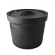 Bel-Art Magic Touch 2高性能黑色冰桶;4.0升，带盖子