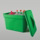Bel-Art Magic Touch 2高性能绿色冰盆;4.0升,中号，带盖子